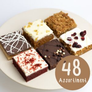 Assortiment Plaatgebak 48 stuks
