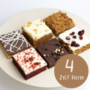 Zelf kiezen Plaatgebak 4 stuks