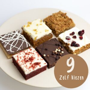 Zelf kiezen Plaatgebak 9 stuks