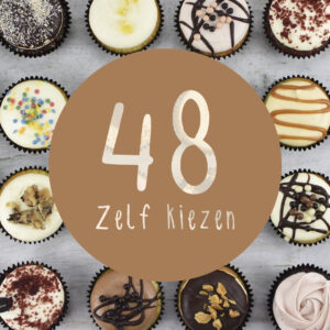 Zelf kiezen cupcakes |(48 stuks)