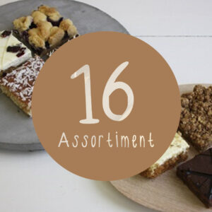 Assortiment plaatgebak |(16 stuks)