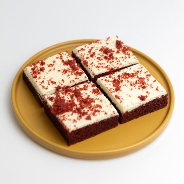 Red Velvet plaatgebak van Cupcakerij