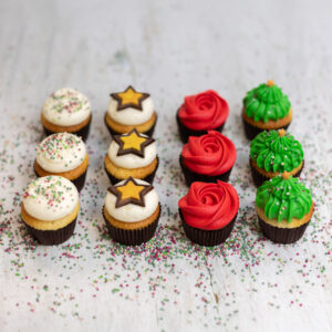 Mini Cupcakes Kerst - 12 stuks