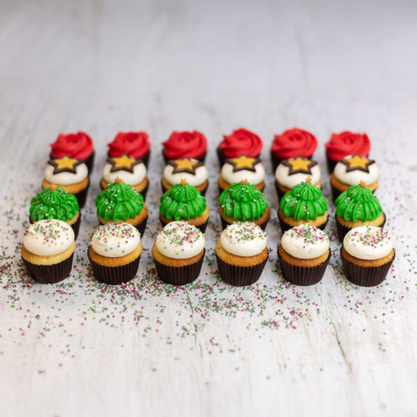 Mini Cupcakes Kerst - 24 stuks