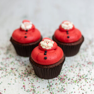 Red Velvet - Santa cupcake