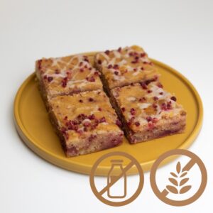 Citroen - Framboos cake (glutenvrij + lactosevrij)